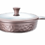 tempered glass lid low casserole