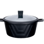 Trident casserole with heavy-duty aluminum body